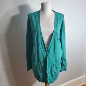 Teal sweater, medium